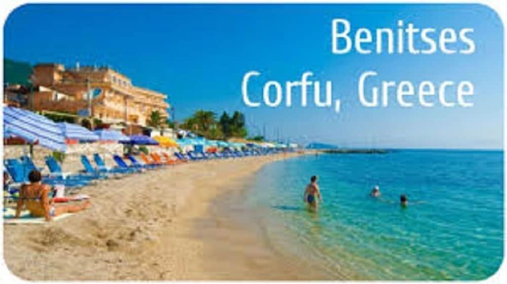 Kerkyra Beach Hotel & Apartments Benitses  Exterior foto